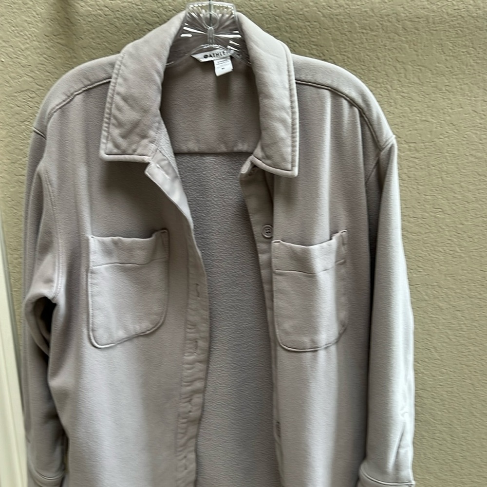 Athleta fleece shacket